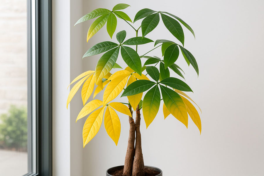 Hilfe, meine Glückskastanie hat gelbe Blätter!