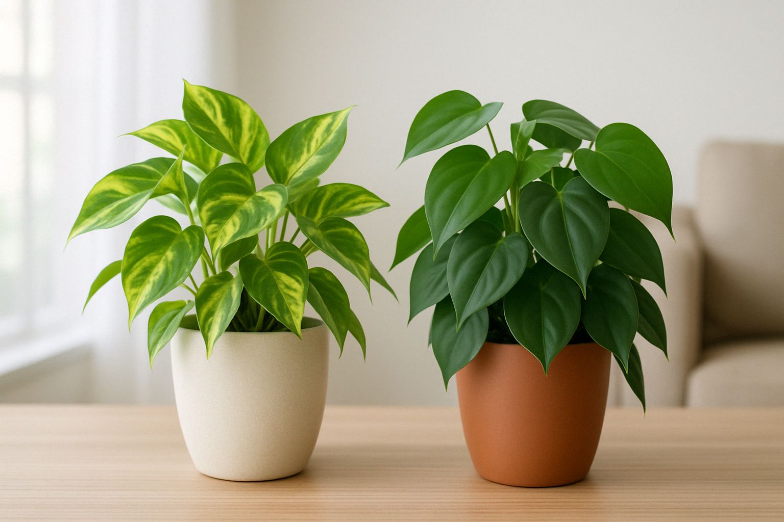 Philodendron oder Efeutute? Dein Weg zur richtigen Zimmerpflanze