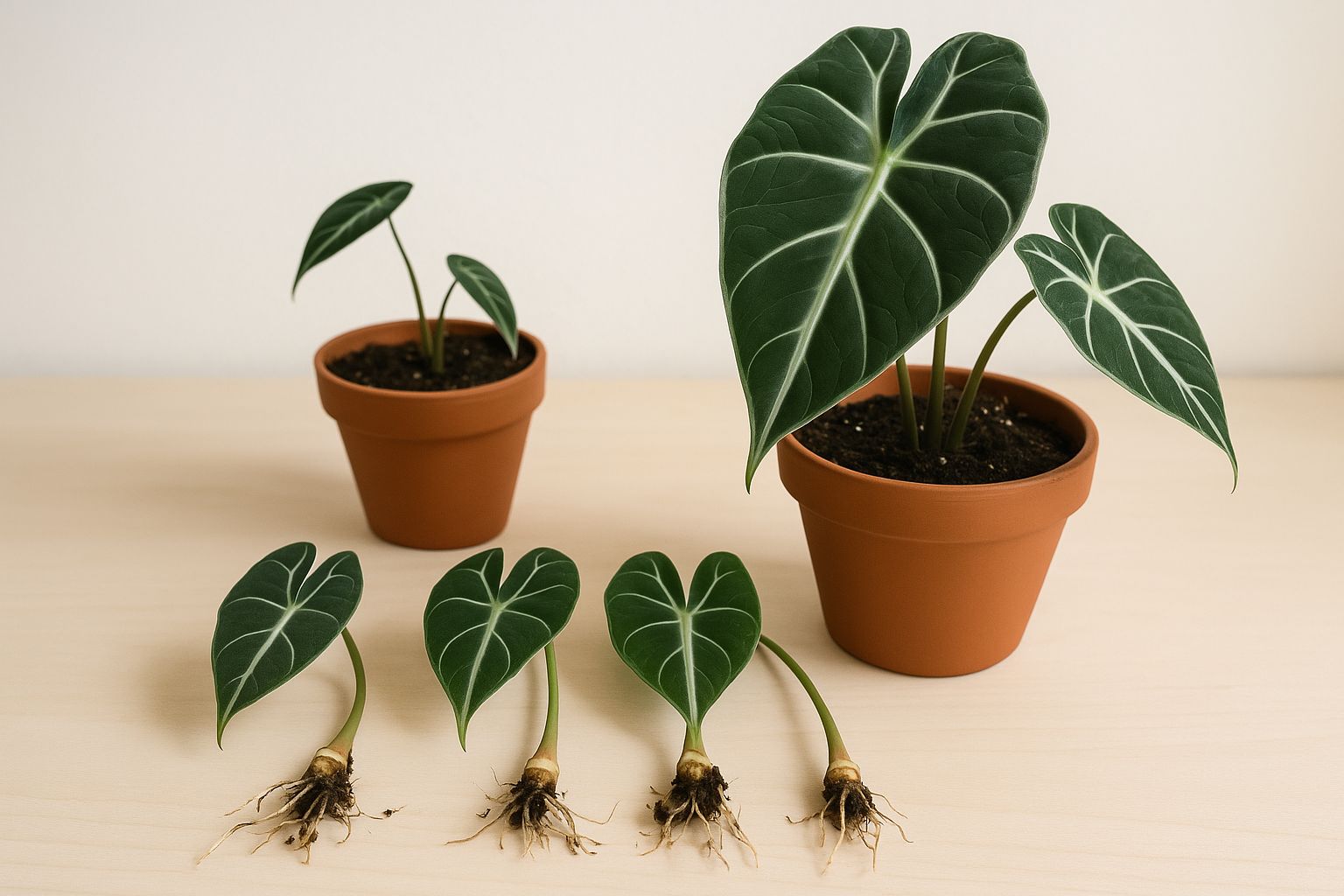 Alocasia erfolgreich vermehren: Dein Weg zu neuen Pflanzen