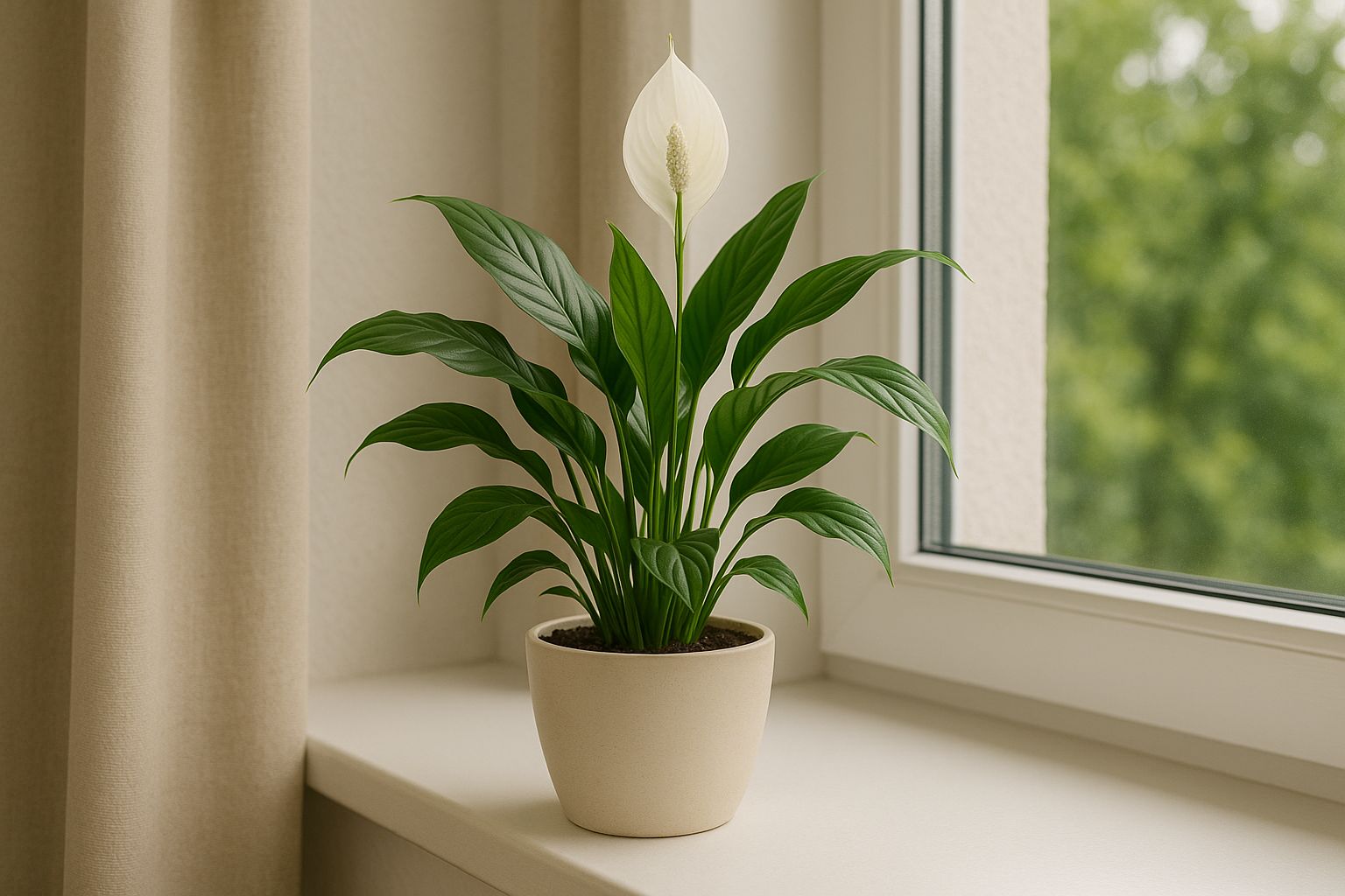 Der ideale Standort für dein Einblatt: So gedeiht die Friedenslilie