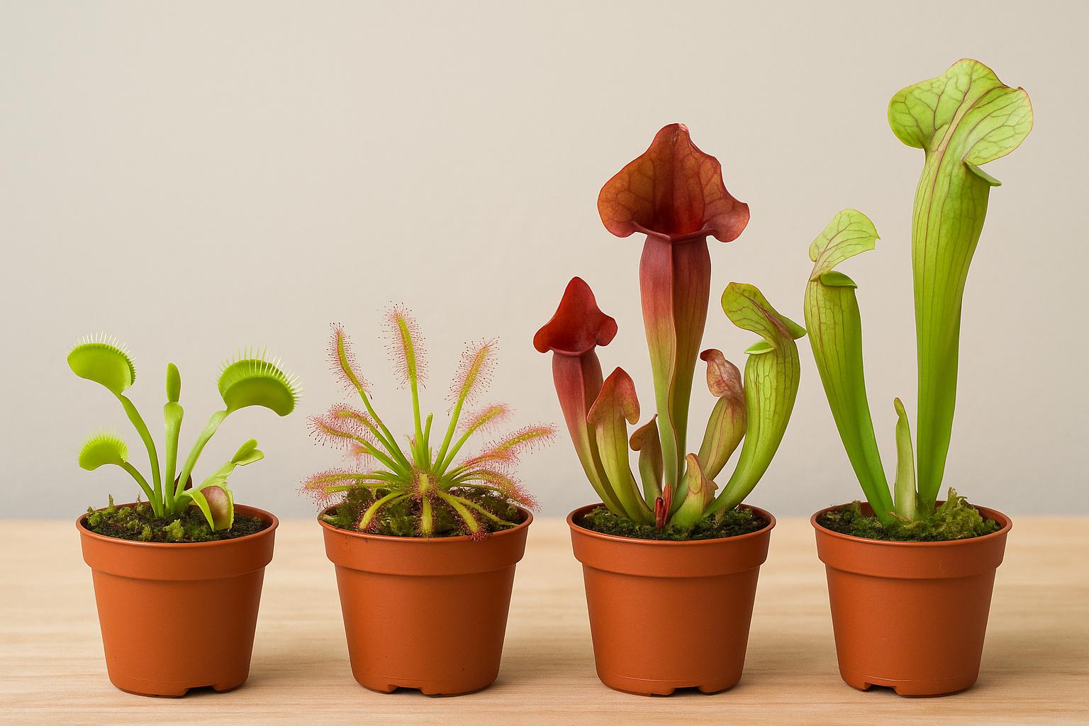 Faszinierende Arten fleischfressender Pflanzen entdecken