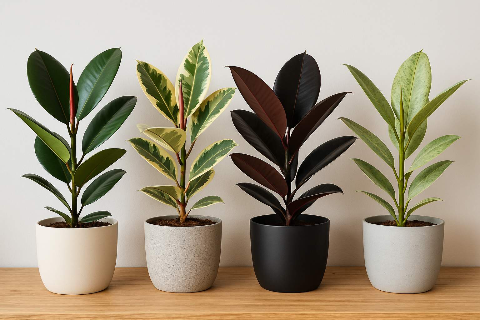 Gummibaum-Sorten: Ein grüner Klassiker in vielen Facetten