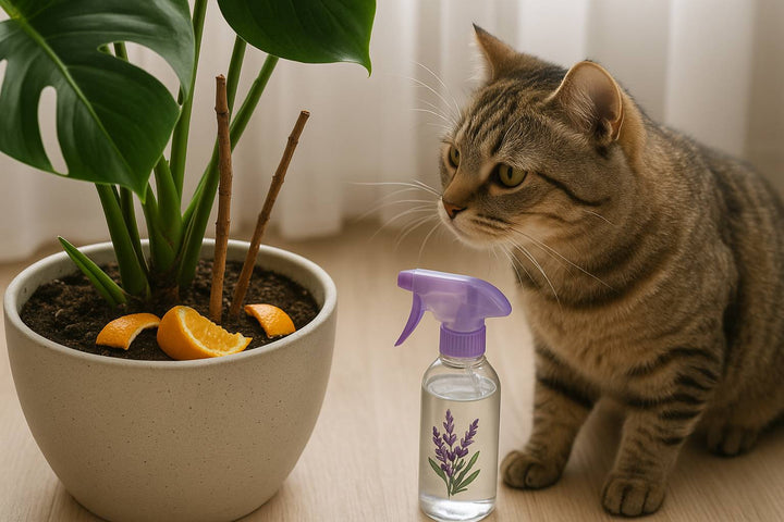 Katzen sicher von deinen Zimmerpflanzen fernhalten