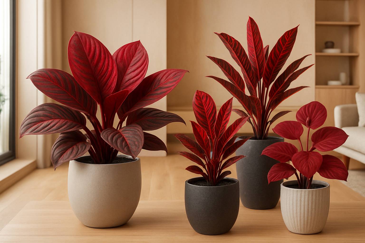 Rote Pflanzen kaufen