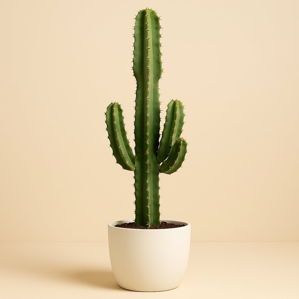 Euphorbia Eritrea - 85cm in einem modernen Studio mit modernem Topf