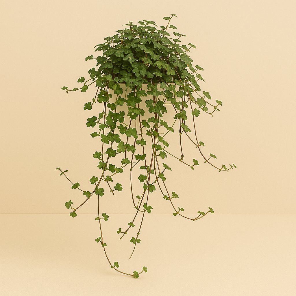 Pilea Glaucophylla - 20cm in einem modernen Studio mit modernem Topf