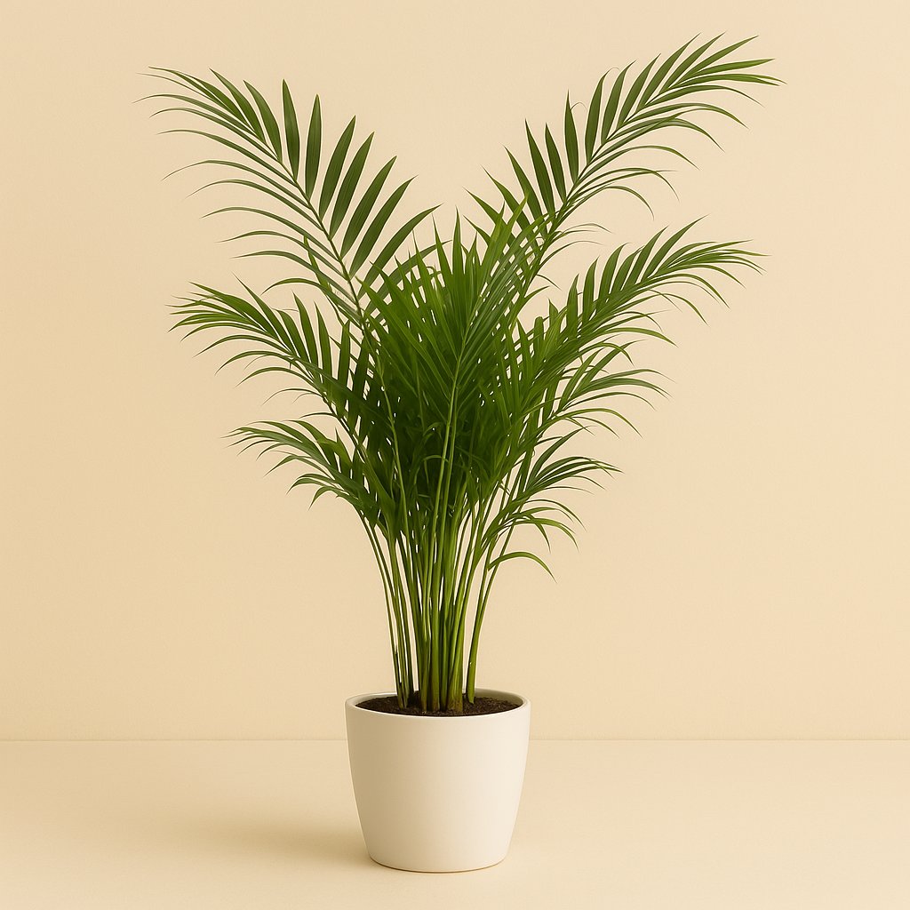 Dypsis Lutescens - 160cm in einem modernen Studio mit modernem Topf