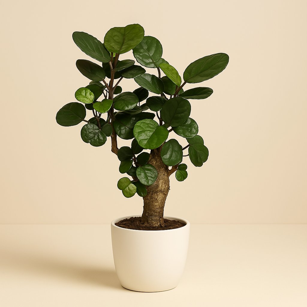 Polyscias Fabian - 50cm in einem modernen Studio mit modernem Topf