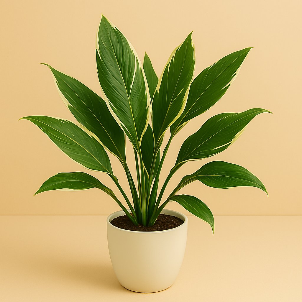 Cordyline New Conga - 60cm in einem modernen Studio mit modernem Topf