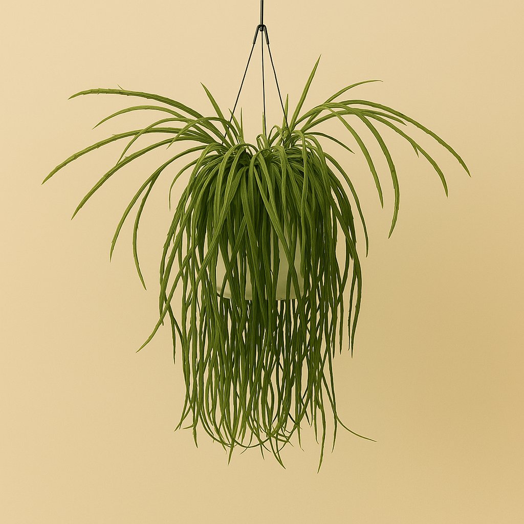 Lepismium Bolivianum - 70cm in einem modernen Studio mit modernem Topf