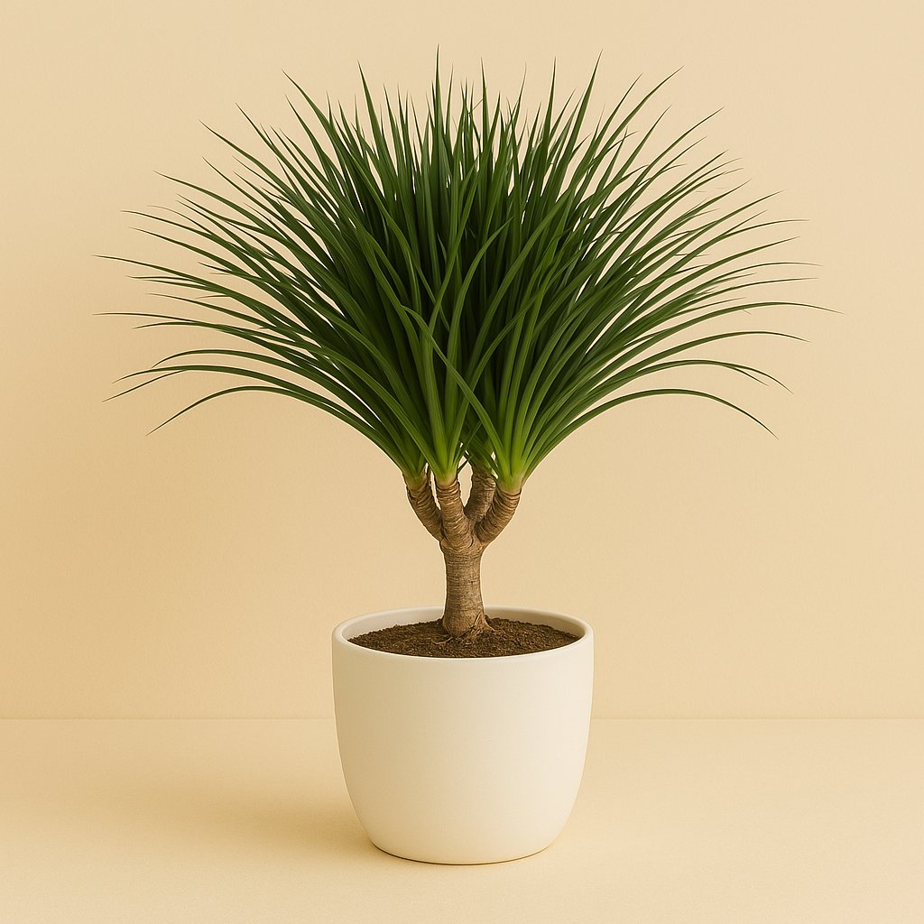 Dracaena Draco - 110cm in einem modernen Studio mit modernem Topf