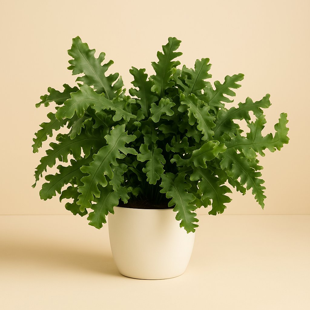 Phlebodium Davana - 40cm in einem modernen Studio mit modernem Topf