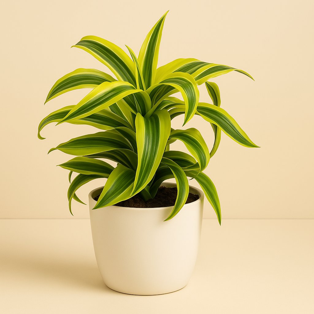 Dracaena Lemon Surprise - 22cm in einem modernen Studio mit modernem Topf