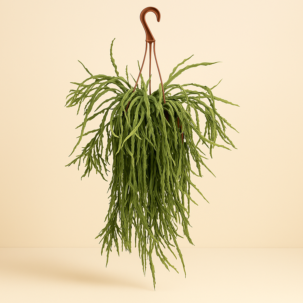 Lepismium Asuntapatense - 60cm in einem modernen Studio mit modernem Topf