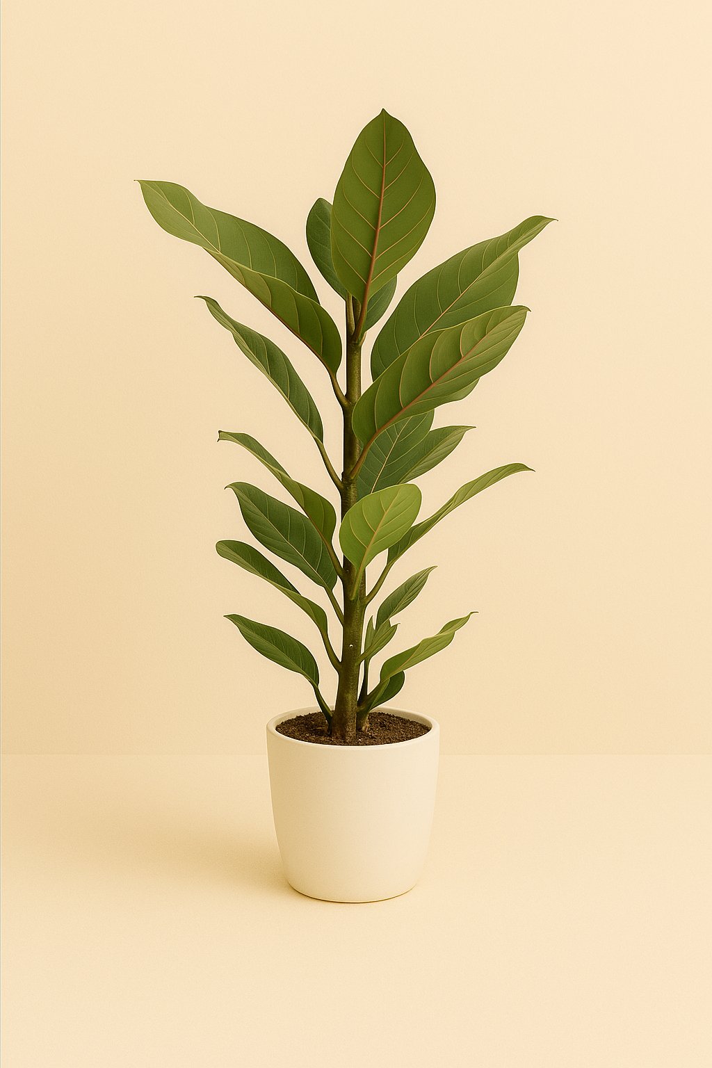 Ficus Benghalensis Joy - 65cm in einem modernen Studio mit modernem Topf