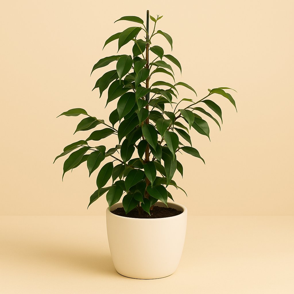 Ficus Benjamina Danielle - 55cm in einem modernen Studio mit modernem Topf