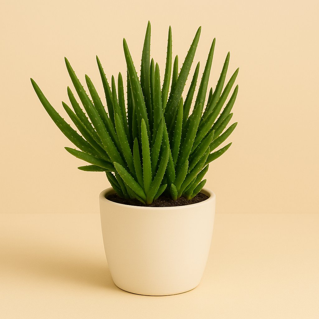 Hylocereus Undatus - 20cm in einem modernen Studio mit modernem Topf