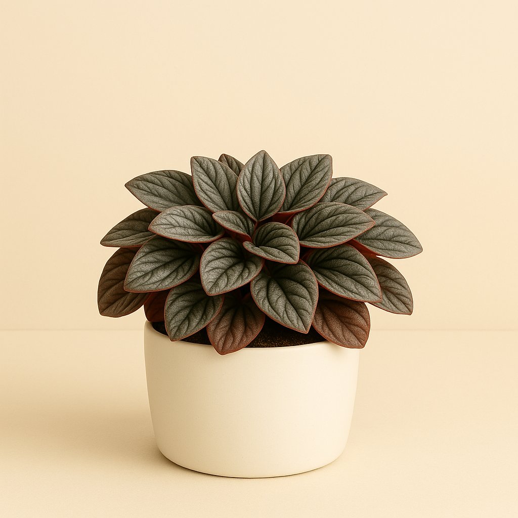 Peperomia Santorini - 20cm in einem modernen Studio mit modernem Topf