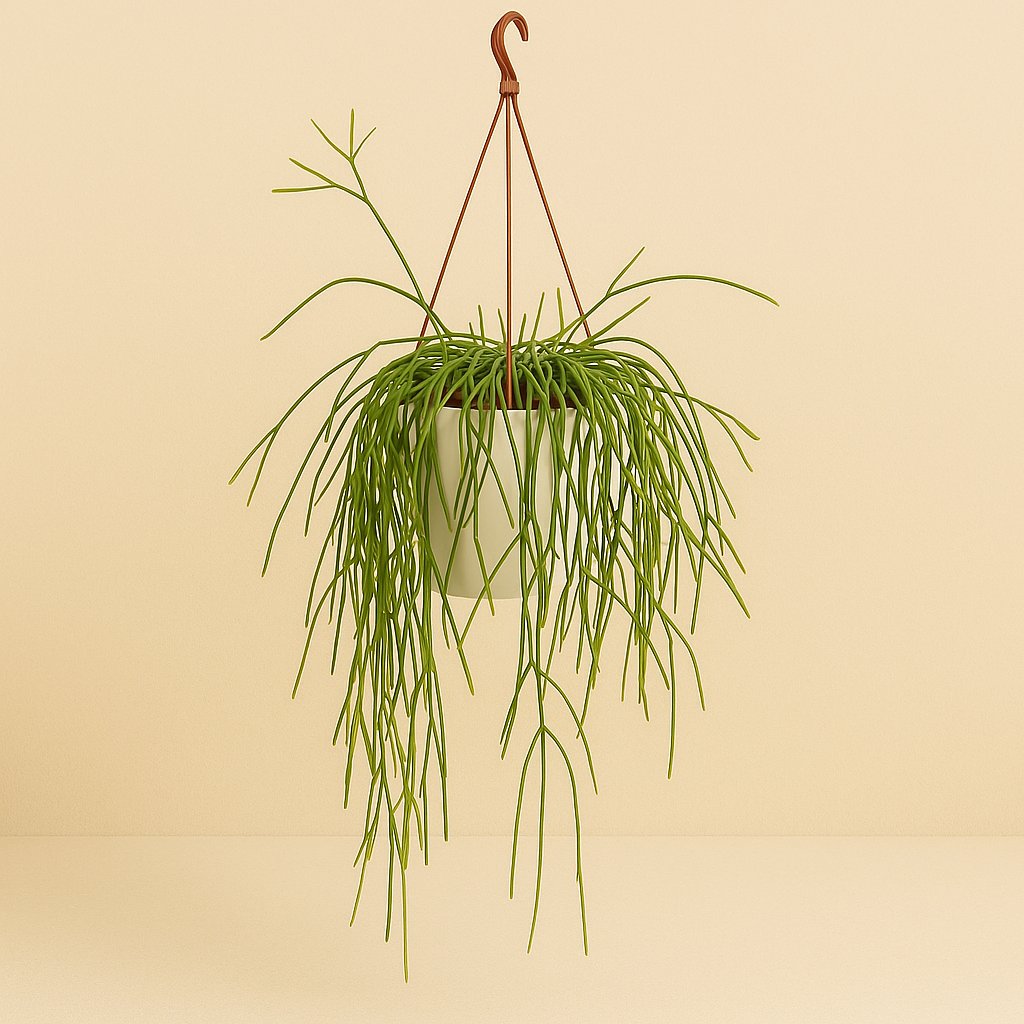 Rhipsalis Trigona - 60cm in einem modernen Studio mit modernem Topf
