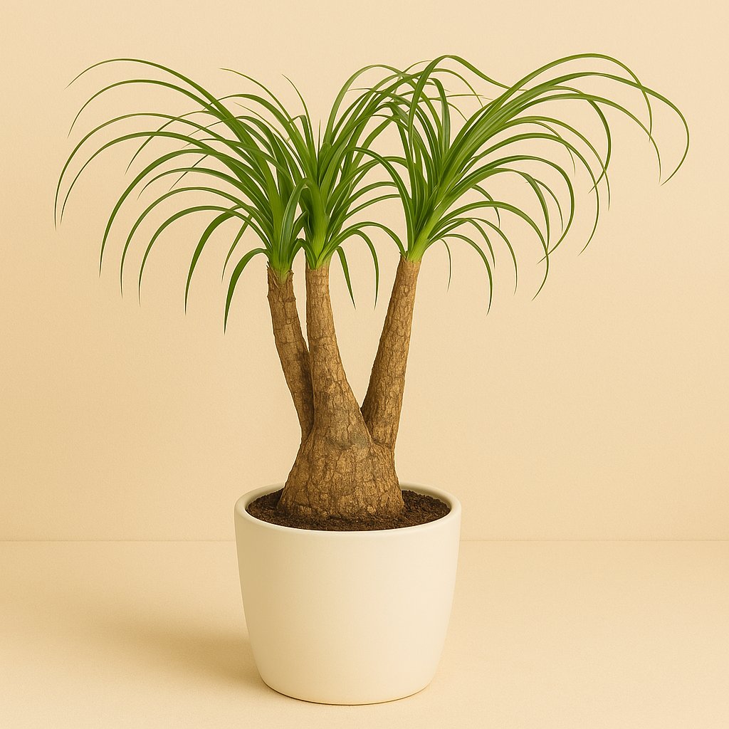 Beaucarnea Nolina - 55cm in einem modernen Studio mit modernem Topf