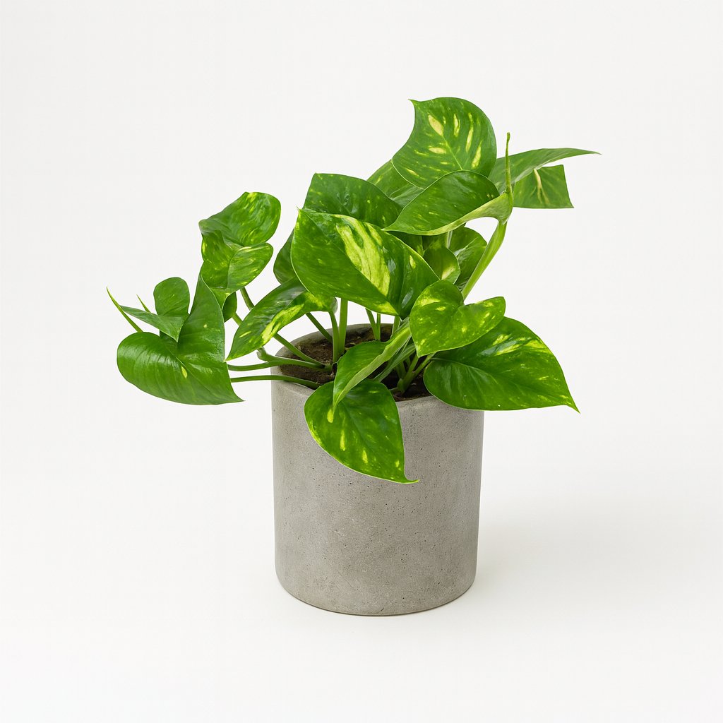 Epipremnum Aureum - 20cm in einem modernen Studio mit modernem Topf