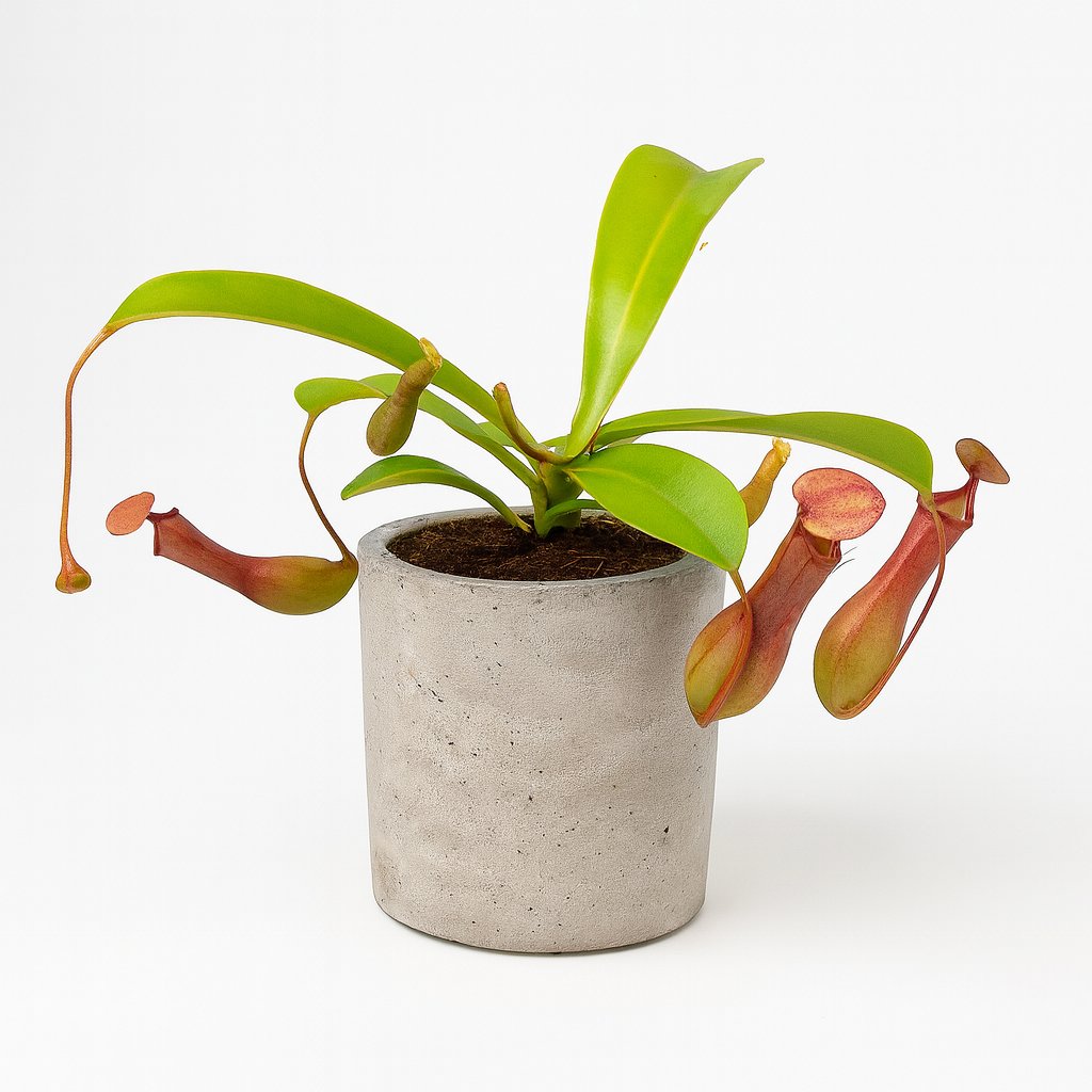 Nepenthes Alata - 17cm in einem modernen Studio mit modernem Topf