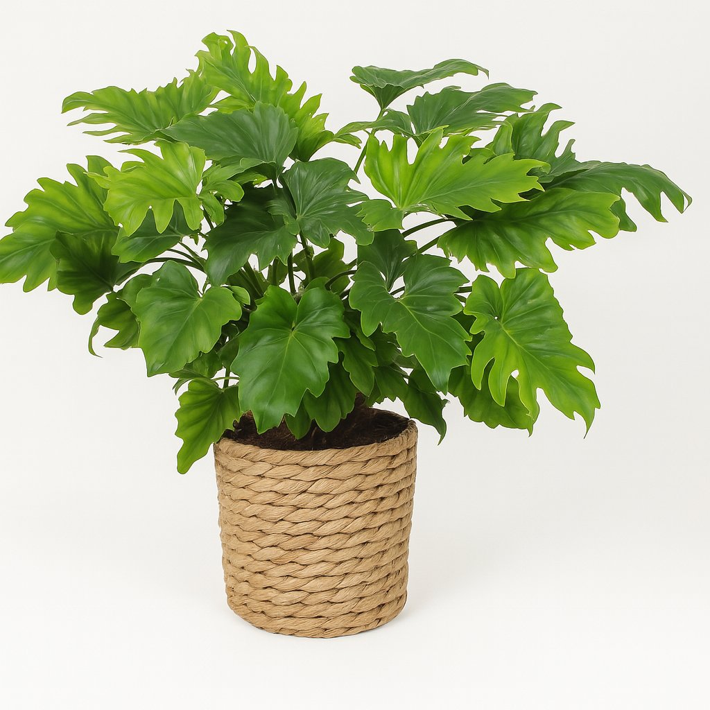 Philodendron Xanadu - 60cm in einem modernen Studio mit modernem Topf