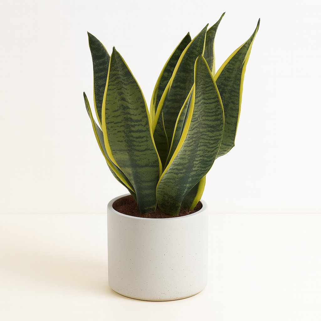 Sansevieria Superba - 40cm in einem modernen Studio mit modernem Topf